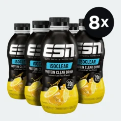 ESN Isoclear Protein Clear Drink Lemon Iced Tea (8×500 ml)
