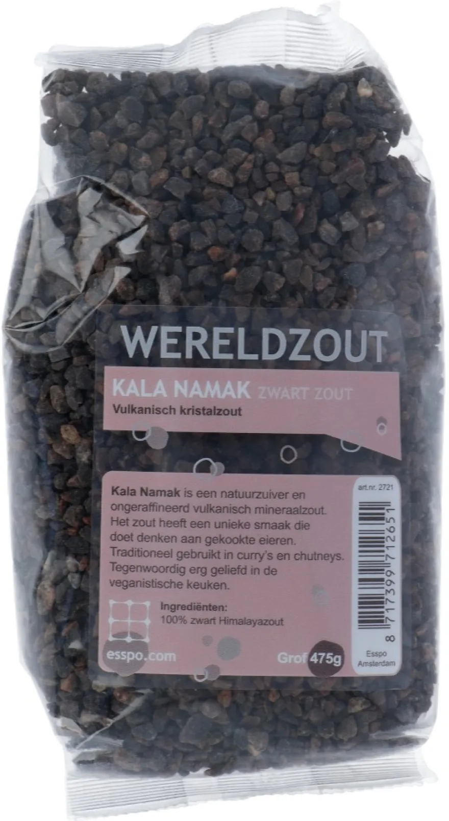 Esspo Wereldzout Kala Namak Himalayazout (475 gr)