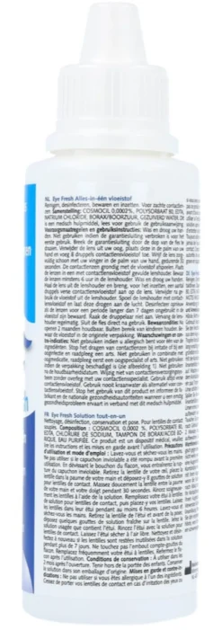 Eye Fresh Alles-in-één Contactlens Vloeistof (100 ml)