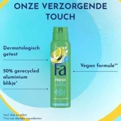 Fa Deodorant Spray Fresh Lime Squeeze (150 ml)