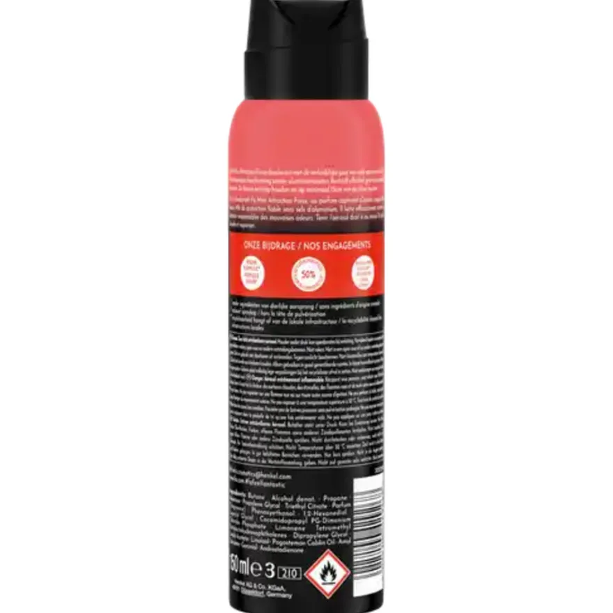 Fa Deo Spray Men Attraction Force (150 ml)