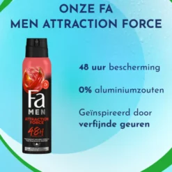 Fa Deo Spray Men Attraction Force (150 ml)