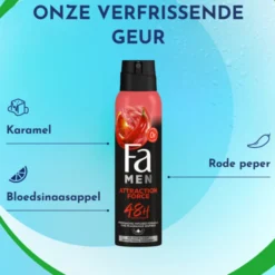 Fa Deo Spray Men Attraction Force (150 ml)