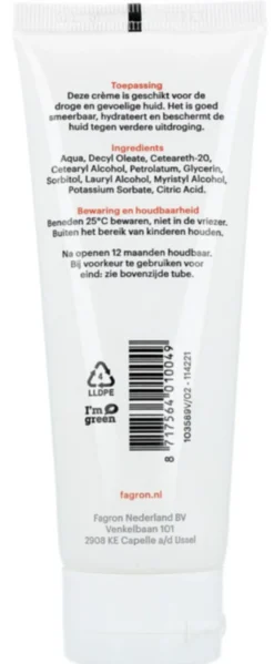 Fagron Cetomacrogol Crème met 10% Vaseline & Glycerine (100 gr)