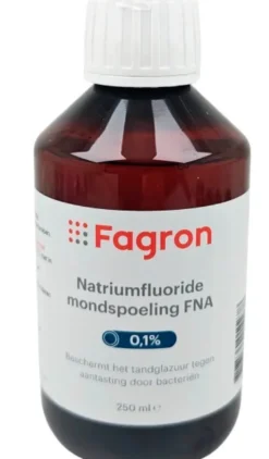 Fagron Mondspoeling 0.1% Natriumfluoride (250 ml)