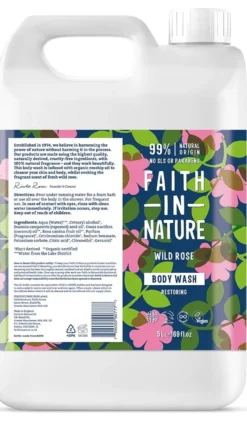 Faith in Nature Wildrose Bodywash (5000 ml)