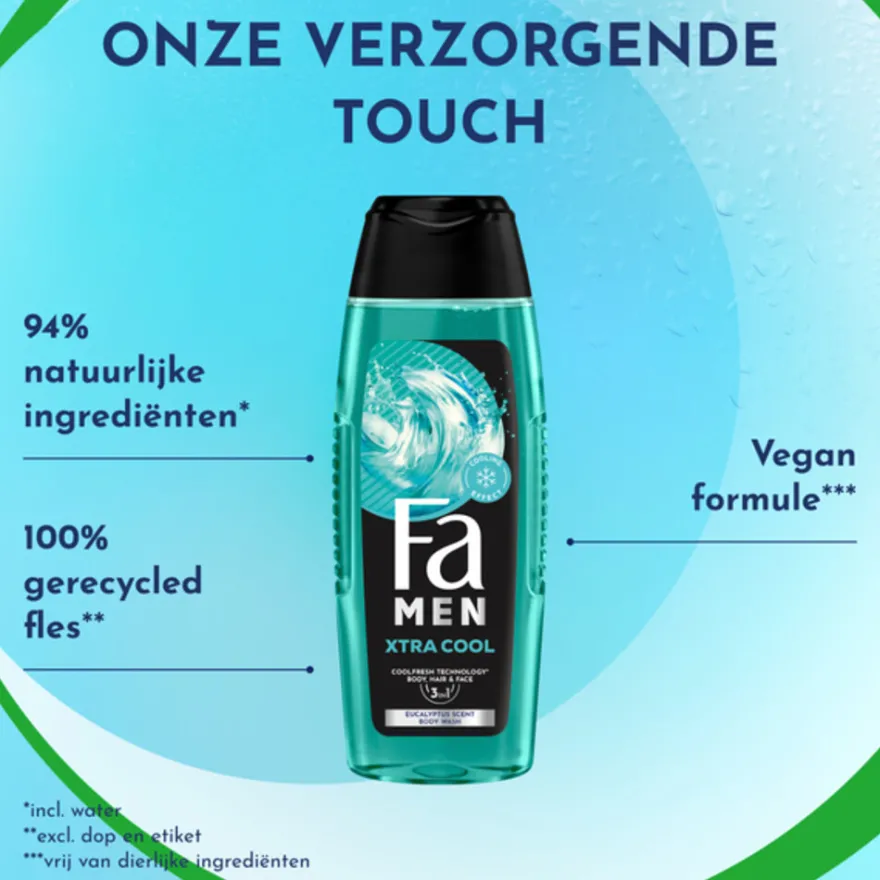Fa Men 3in1 Douchegel Xtra Cool (250 ml)