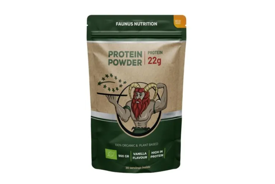 Faunus Nutrition Proteine Gefermenteerd Vanille Bio (900 gr)