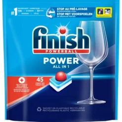 Finish Vaatwastabletten Power All-In-1 Regular (45 tabletten)
