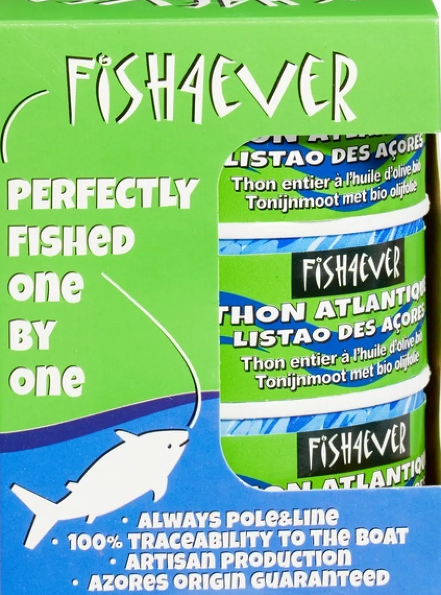 Fish 4 Ever Tonijnmoot Met Olijfolie (3 stuks)