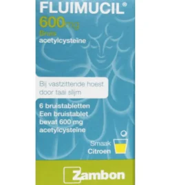 Fluimucil 600mg (6 bruistabletten)