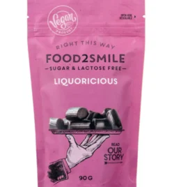 Food2Smile Liquoricious suikervrij lactosevrij (90 gr)