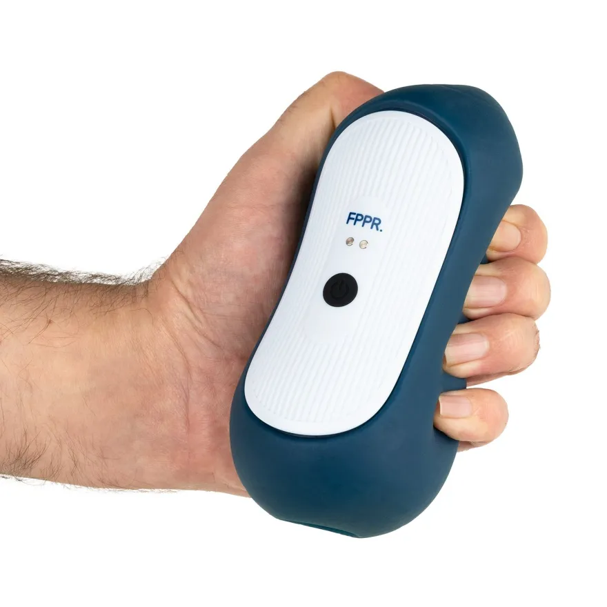 FPPR. – Squeezable Vibrating Masturbator Blauw (1 stuk)