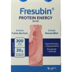Fresubin Protein Bosaardbei 200ml (4 stuks)