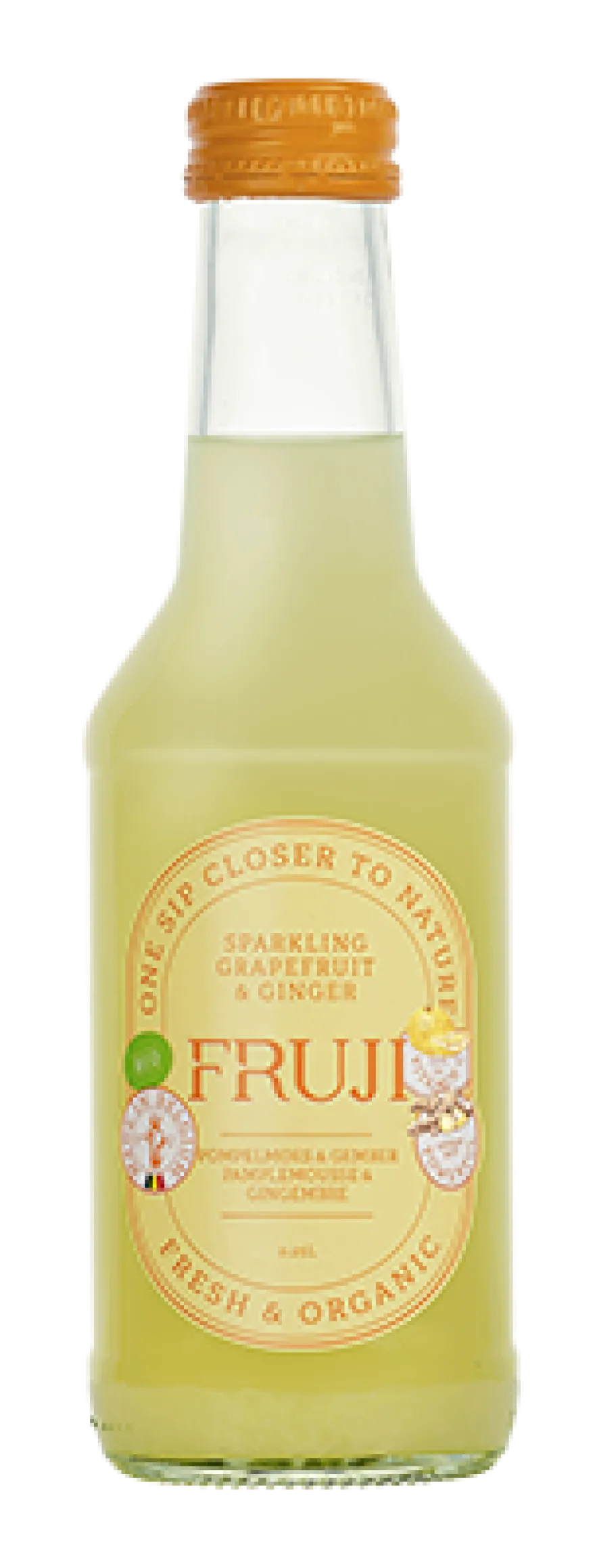 Fruji Sparkling Pompelmoes en Gember Bio (250 ml)