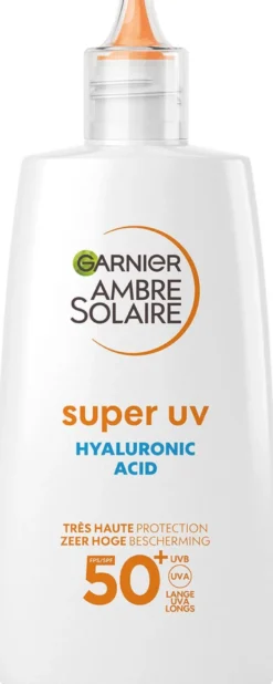 Garnier Ambre Solaire Fluid Hyaluronzuur Super Uv SPF 50+ (40 ml)