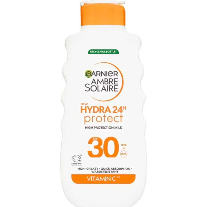 Garnier Ambre Solaire Hydra 24 Zonnemelk SPF 30 (175 ml)