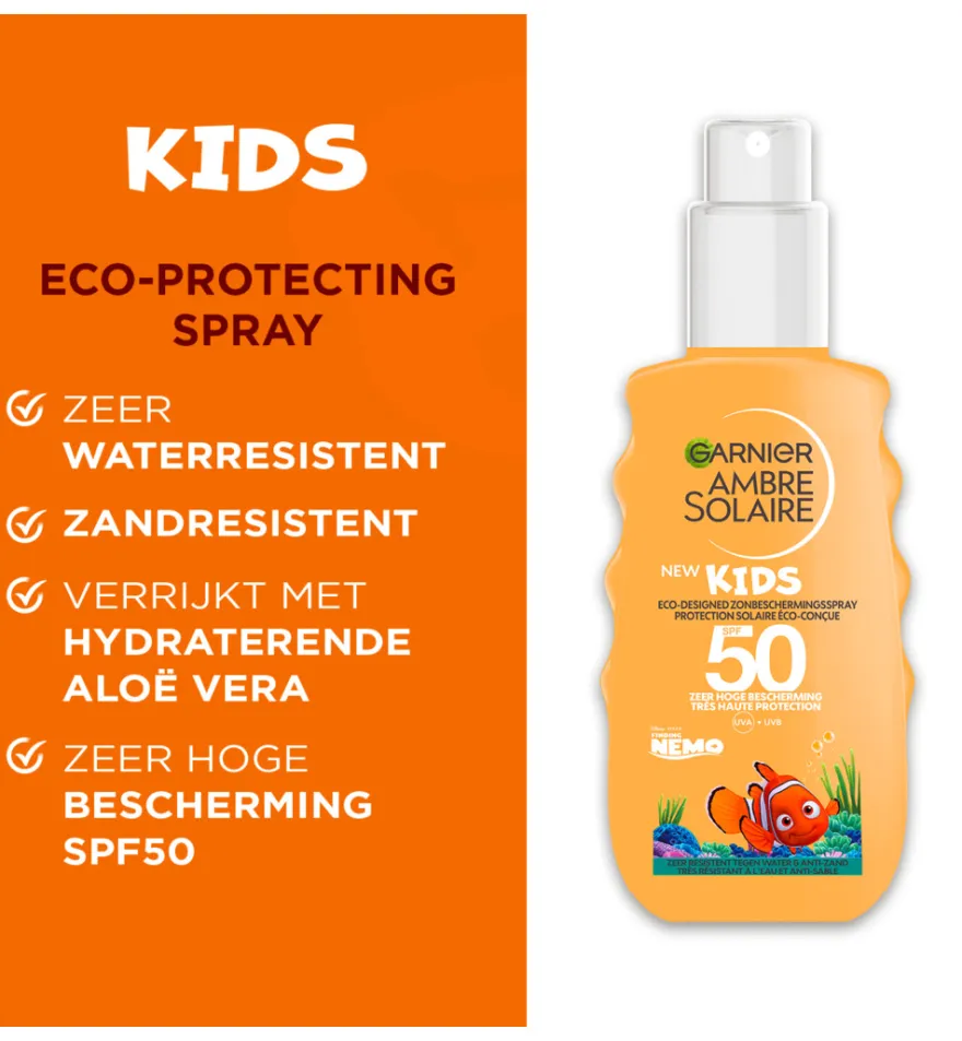 Garnier Ambre solaire kids nemo spray SPF50+ (150 ml)