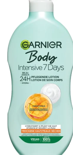 Garnier Body Intensive 7 Days Verzorgende Bodylotion Met Mango Extract En Probiotica (400 ml)