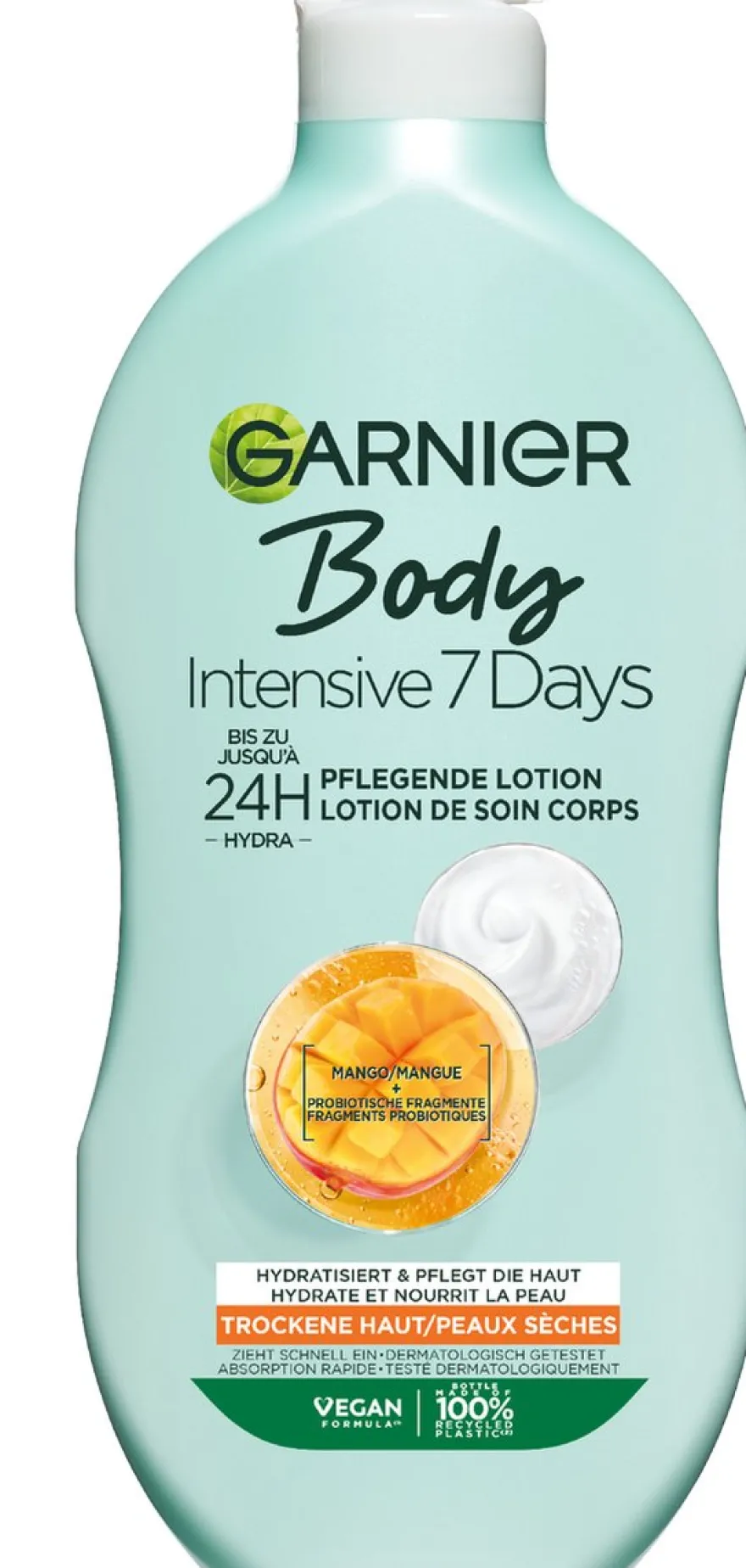 Garnier Body Intensive 7 Days Verzorgende Bodylotion Met Mango Extract En Probiotica (400 ml)