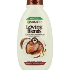 Garnier Loving Blends Shampoo Kokosmelk & Macadamia (300 ml)