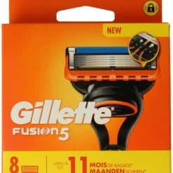 Gillette Fusion Manual Blades (8 stuks)