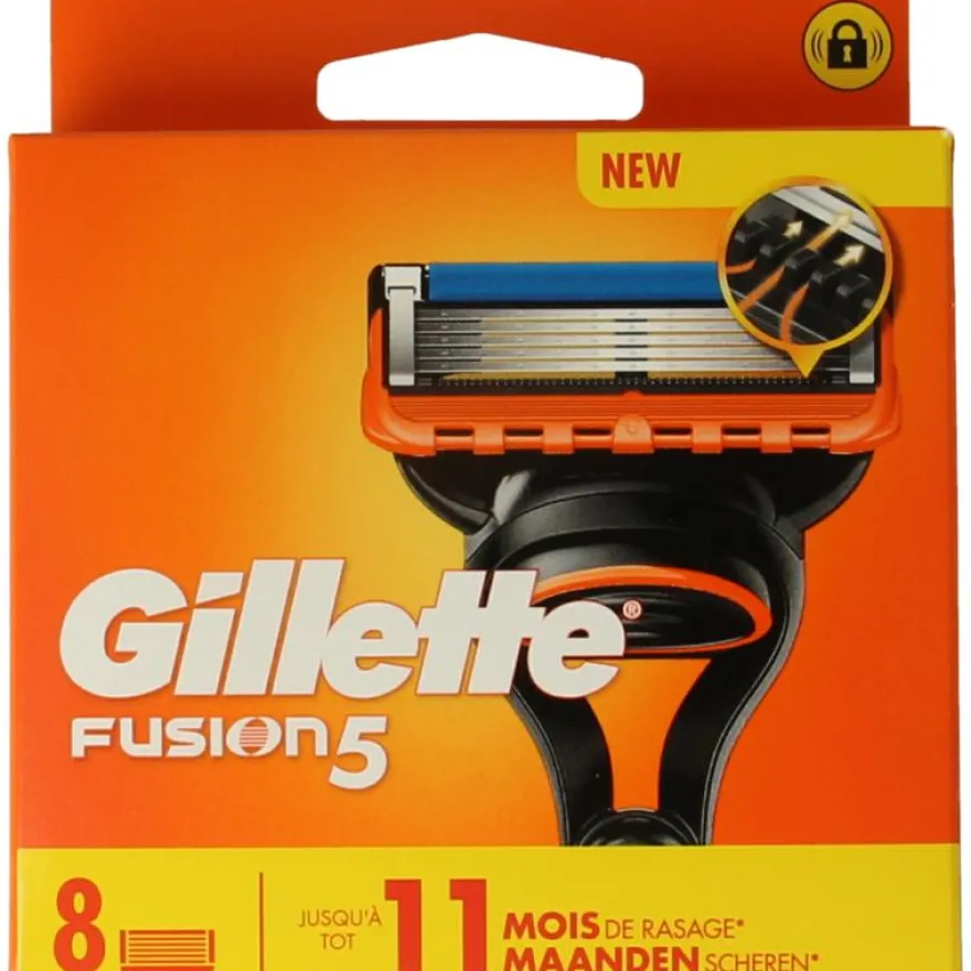 Gillette Fusion Manual Blades (8 stuks)