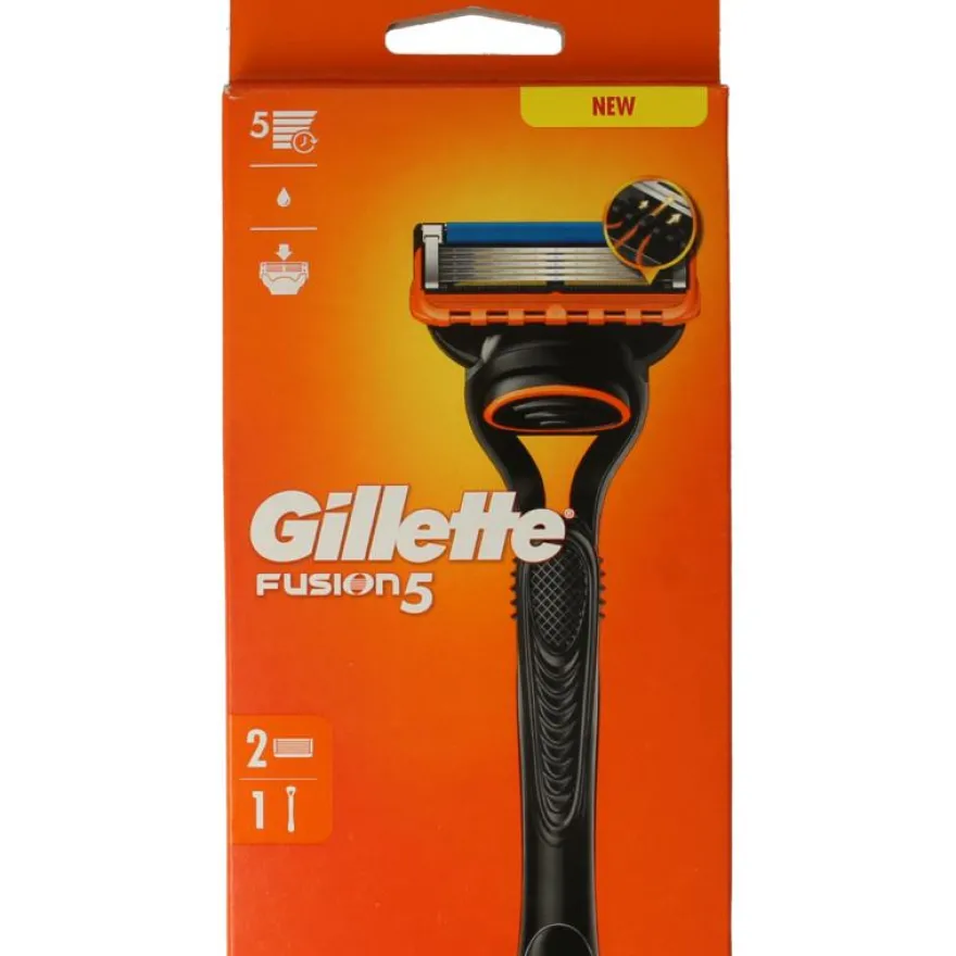 Gillette Fusion Manual Razor (2 stuks)