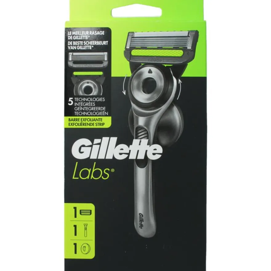 Gillette Labs Scheersysteem met Hanger + 1 Mesje (1 stuk)