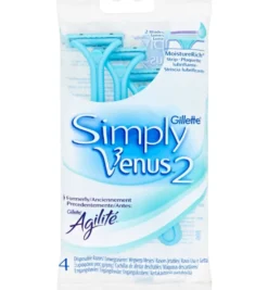 Gillette Simply Venus 2 Mesjes (4 stuks)