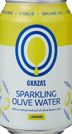 Gkazas Bruisend Olijf Water Citroen (330 ml)