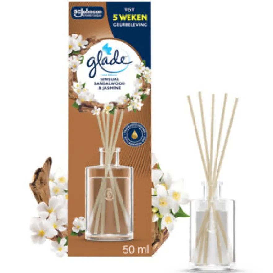 Glade Reed Diffuser Sensual Sandalwood & Jasmine (50 ml)
