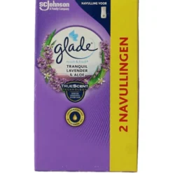 Glade Touch & Fresh Navul Duo Lavend El / Aloe (2 X 10 ml)
