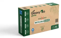 Gloovy Eco Recyclebare Handschoenen Blauw M (100 stuks)
