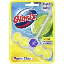 Glorix Toiletblok Power Clean Citroen (1 stuk)