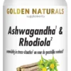 Golden Naturals Ashwagandha & Rhodiola Complex Capsules (60 vegetarische capsules)