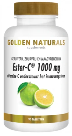 Golden Naturals Ester-C 1000mg Tabletten (90 tabletten)