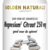 Golden Naturals Magnesium Citraat 250mg Capsules (60 vegetarische capsules)