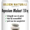 Golden Naturals Magnesium Malaat 150mg Tabletten (90 tabletten)