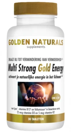 Golden Naturals Multi Strong Gold Energy Tabletten (30 tabletten)