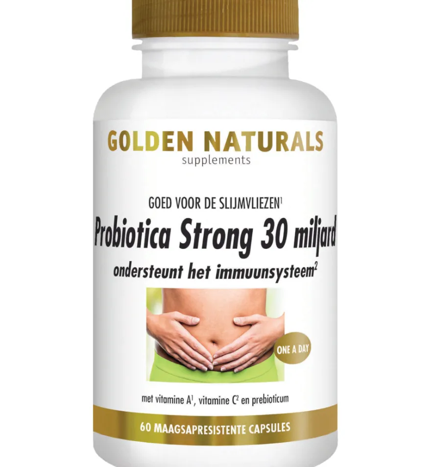 Golden Naturals Probiotica 30 Miljard (60 vega capsules)