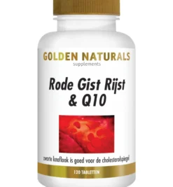 Golden Naturals Rode gist rijst & Q10 (120 tabletten)