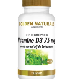 Golden Naturals Vit D3 75 mcg (120 softgels)