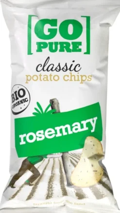 Go Pure Aardappelchips Rosemary cl)assic (125 gr)