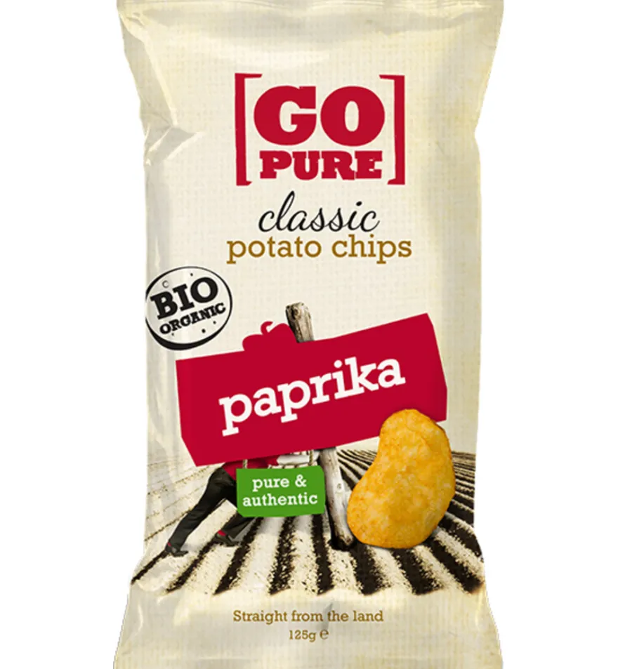 Go Pure Chips paprika bio (125 gr)