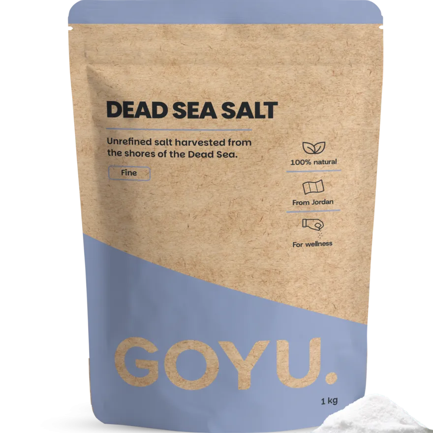 Goyu Dode Zeezout – 100% Natuurlijk Mineraalzout voor Bad & Voetbad (1000 gr)