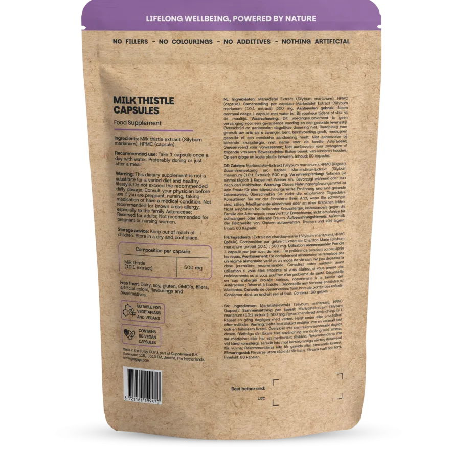 Goyu Mariadistel Extract Capsules (60 capsules)