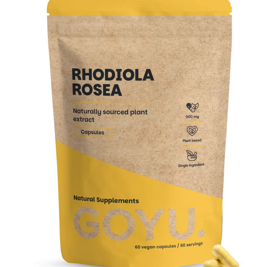 Goyu Rhodiola Rosea Extract Capsules – 60 Capsules (60 capsules)