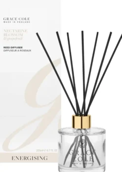 Grace Cole Nectarine Blossom & Grapefruit Reed Diffuser (1 stuk)