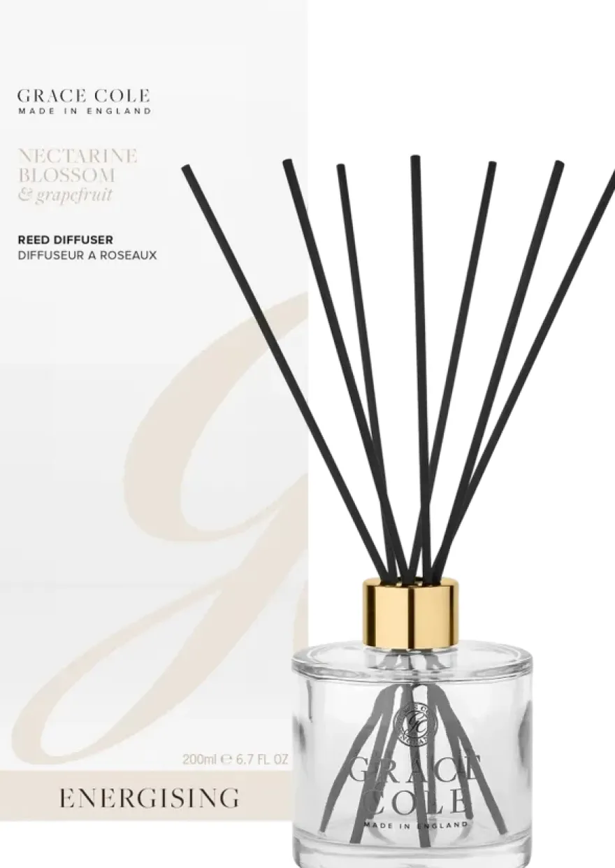 Grace Cole Nectarine Blossom & Grapefruit Reed Diffuser (1 stuk)